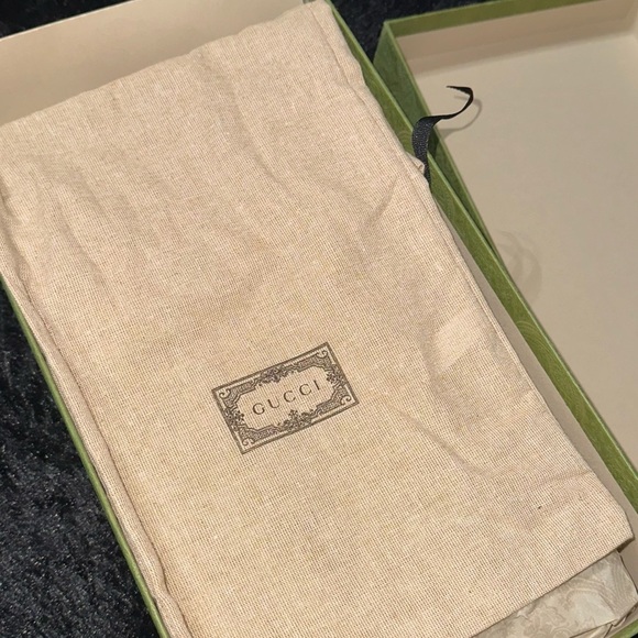 Gucci Interlocking G Logo Black Platform Slides - Picture 7 of 9